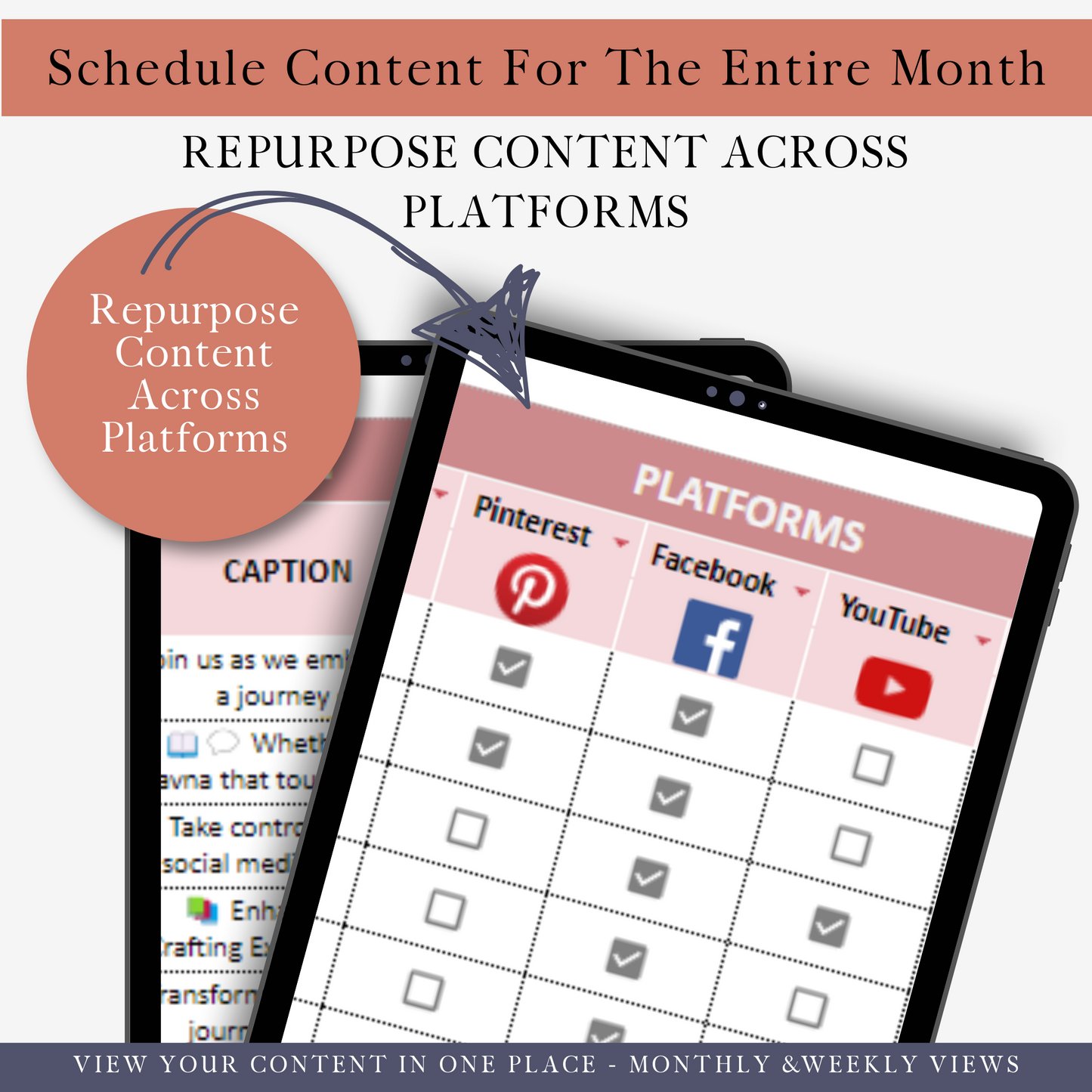 savvy social content planner: your ultimate social media planner