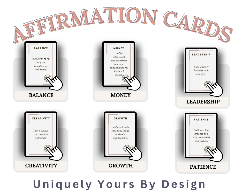 business affirmation cards