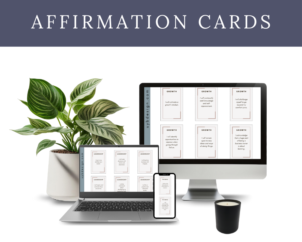 business affirmation cards